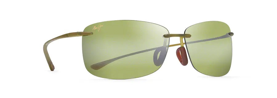 AKAU Matte Olive Polarized Rimless Sunglasses