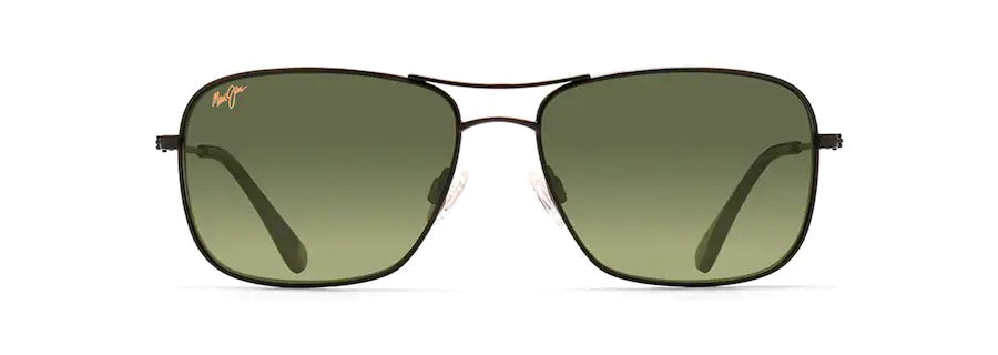 WIKI WIKI Gloss Black Polarized Aviator Sunglasses