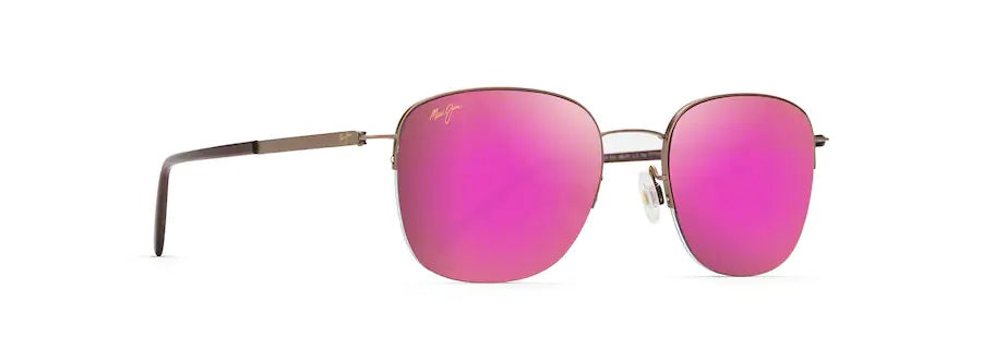 CRATER RIM Satin Sepia Polarized Classic Sunglasses