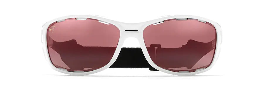 WATERMAN White Pearl Polarized Wrap Sunglasses