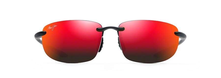 HO'OKIPA ASIAN FIT Matte Black Polarized Rimless Sunglasses