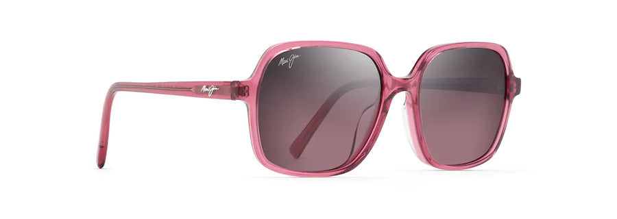 LITTLE BELL Translucent Raspberry Polarized Fashion Sunglasses