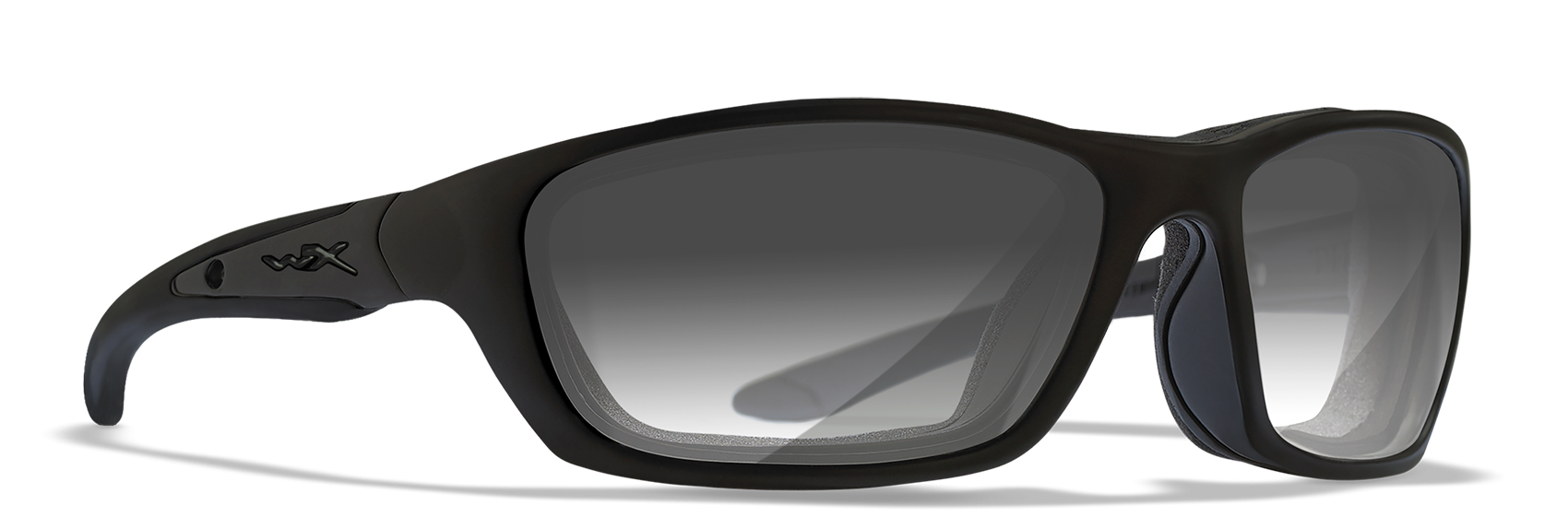 Wiley X Brick Photochromic Smoke Grey Polycarbonate Sunglasses
