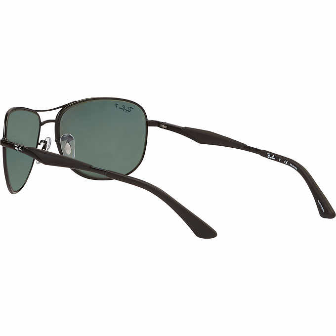 Ray-Ban RB3519 Matte Black Polarized Sunglasses
