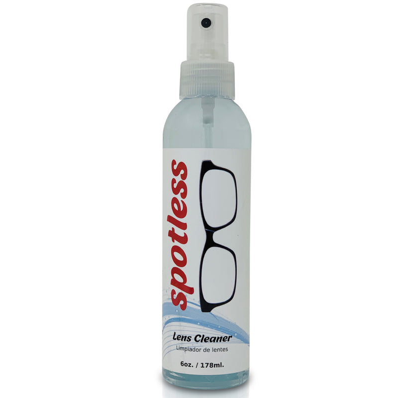 Spotless Lens Cleaner - 6 oz Cleaning Spray Bottle - Get Free Lenses