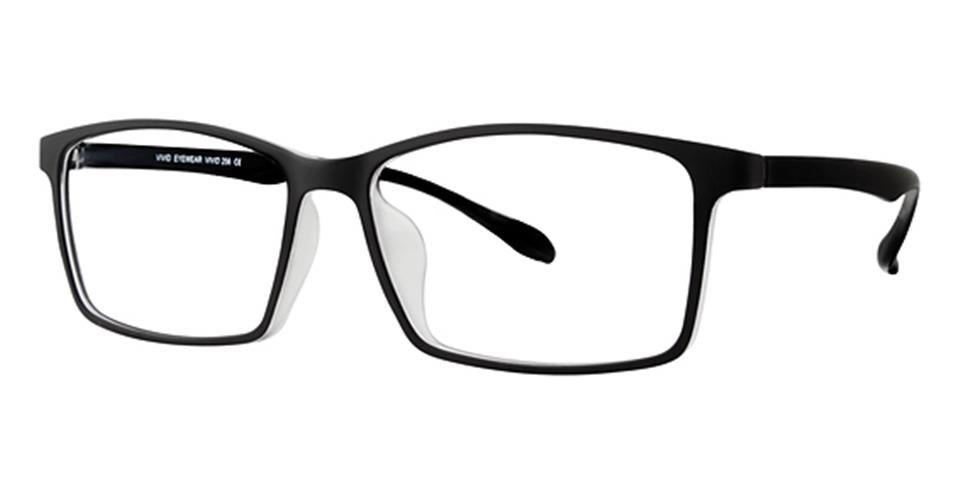 Vivid 256 Black Matt optical frame for prescription eyeglasses or blue light glasses