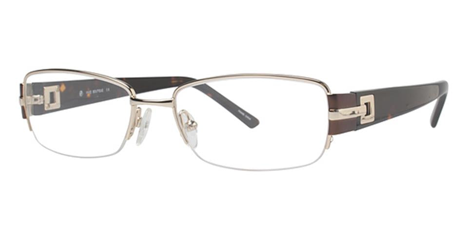 Vivid Boutique 5012 Gold/Tortoise optical frame for prescription eyeglasses or blue light glasses