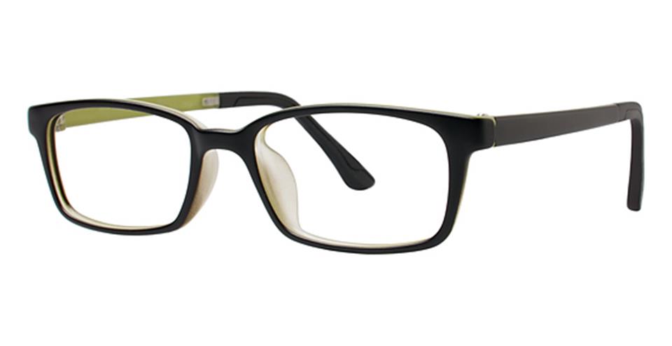 Vivid 223 Black/Green frame for prescription eyeglasses or blue light glasses