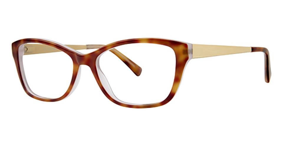 Vivid Boutique 4050 Tortoise Crystal optical frame for prescription eyeglasses or blue light glasses