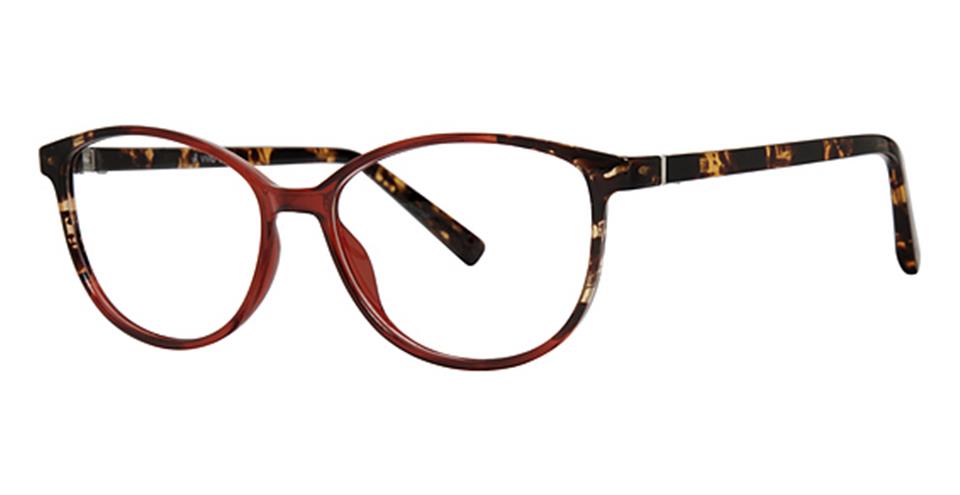 Vivid 268 Demi Wine optical frame for prescription eyeglasses or blue light glasses