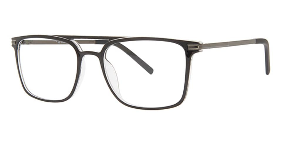 Vivid 921 Black Crystal/Gunmetal Optical frame for prescription eyeglasses or blue light glasses