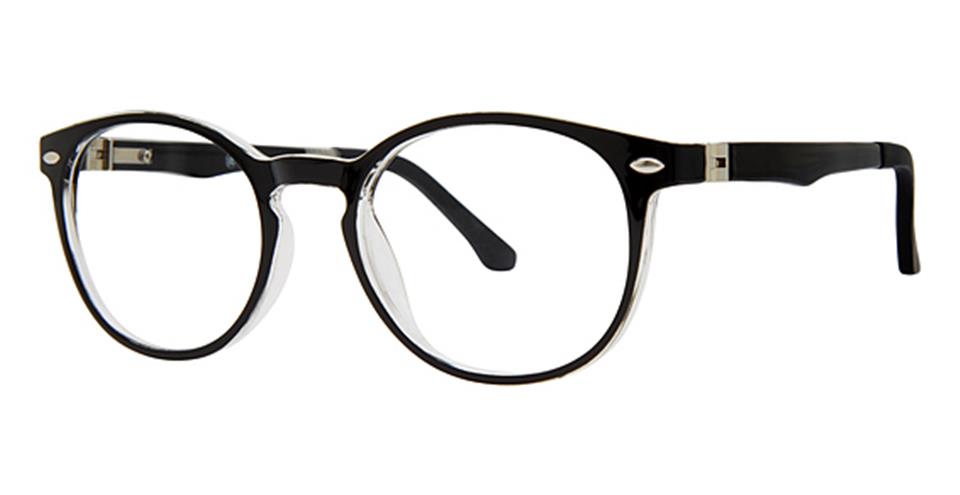 Metro 54 Black Crystal optical frame for prescription eyeglasses