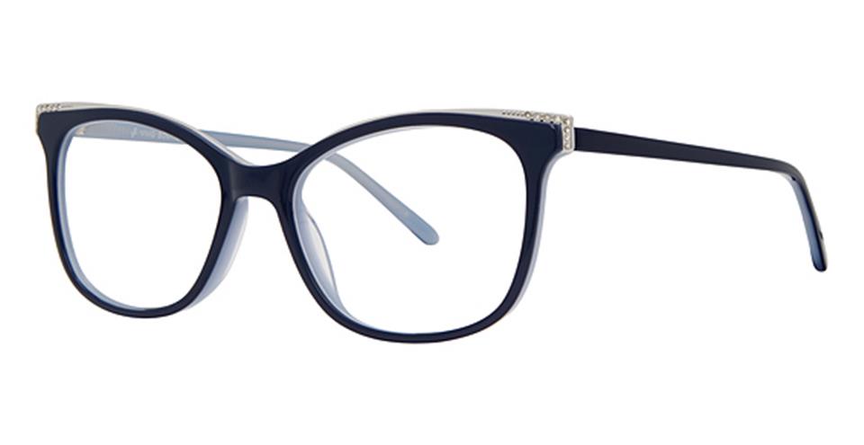 Vivid Boutique 4051 Blue optical frame for prescription eyeglasses or blue light glasses
