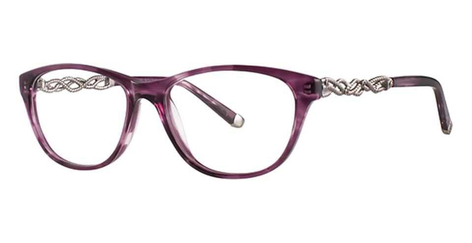 Vivid Boutique 4037 Plum optical frame for prescription eyeglasses or blue light glasses