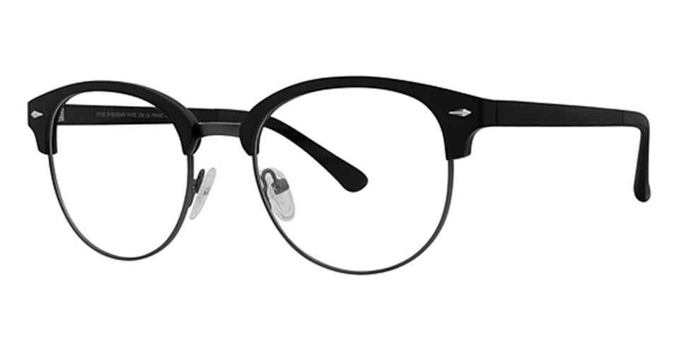 Vivid 258 Matt Black/Matt Gunmetal optical frame for prescription eyeglasses or blue light glasses