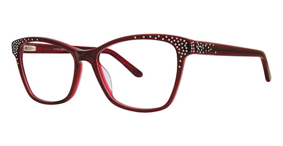 Vivid Boutique 4042 Wine optical frame for prescription eyeglasses or blue light glasses