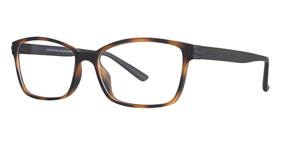 Vivid 242 Matt Crystal Tortoise/Matt Black frame for prescription eyeglasses or blue light glasses