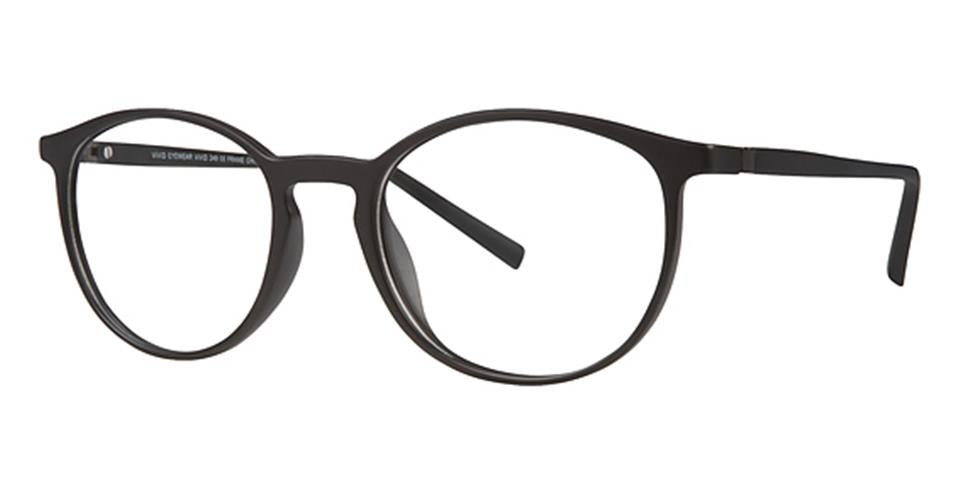 Vivid 249 Matt Black frame for prescription eyeglasses or blue light glasses