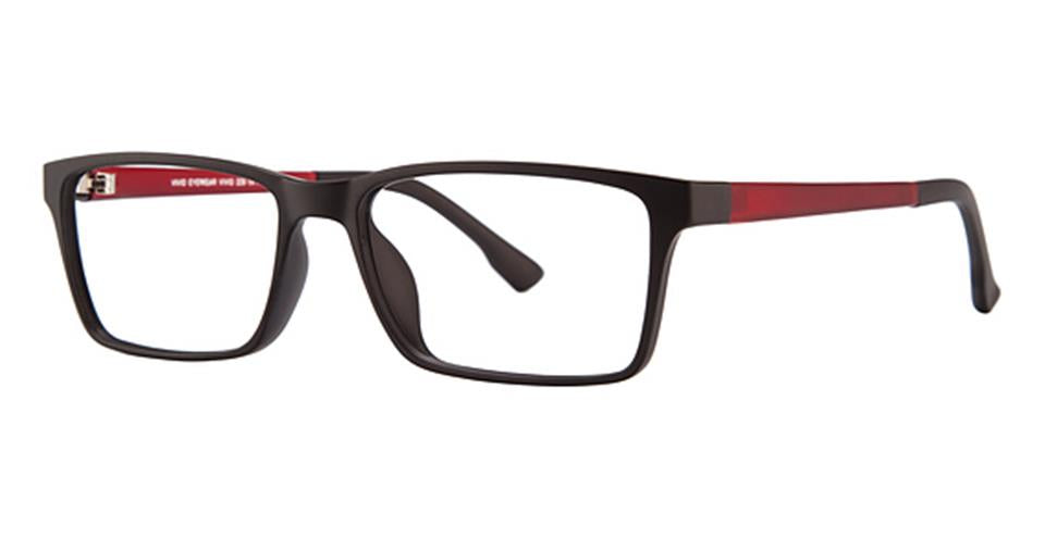 Vivid 229 Black/Red frame for prescription eyeglasses or blue light glasses