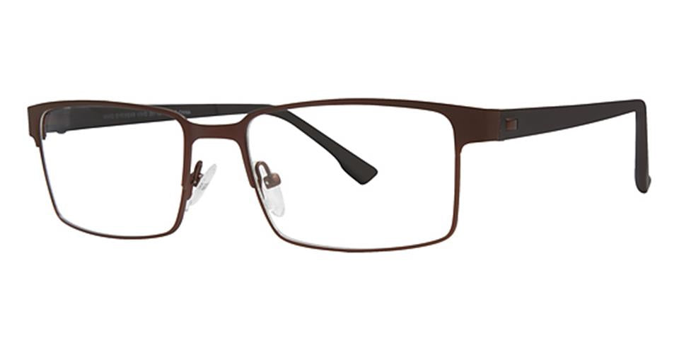 Vivid 251 Matt Brown/Matt Black frame for prescription eyeglasses or blue light glasses