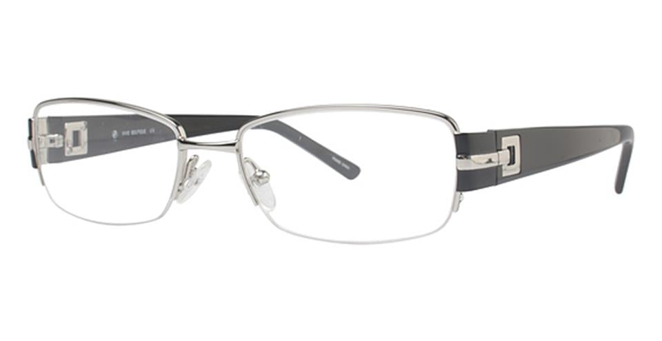 Vivid Boutique 5012 Silver/Black optical frame for prescription eyeglasses or blue light glasses
