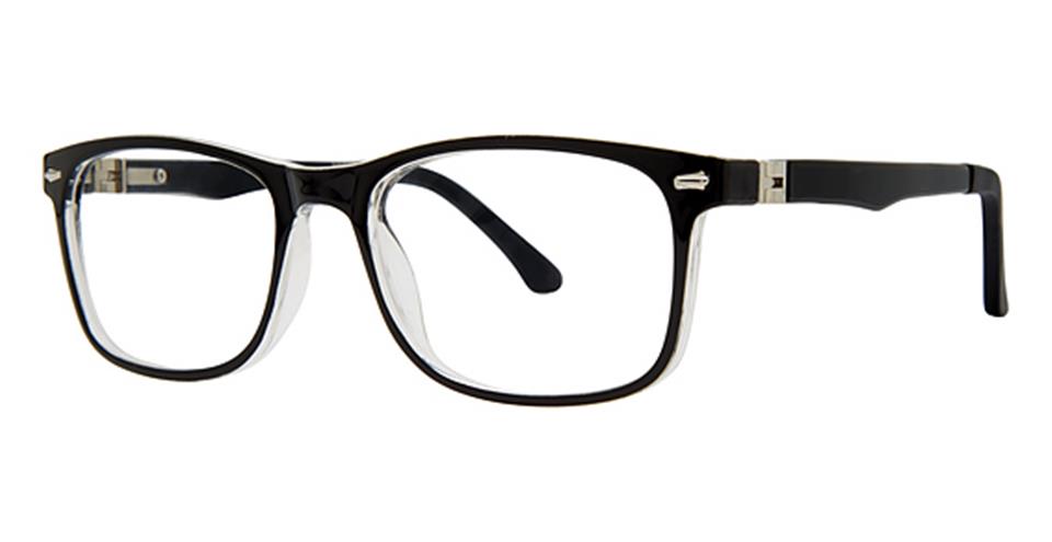 Metro 51 Black/Crystal optical frame for prescription eyeglasses or blue light glasses