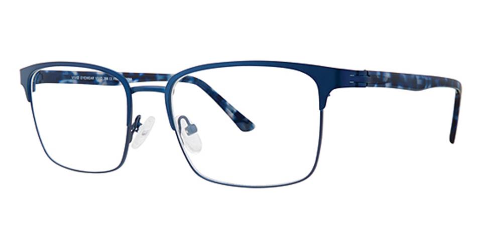 Vivid 398 Matt Dark Navy/Demi Blue optical frame for prescription eyeglasses or blue light glasses