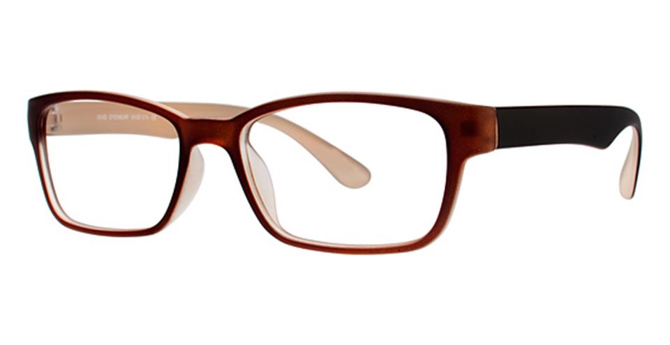 Vivid 214 Brown/Black Matt optical frame for prescription eyeglasses or blue light glasses