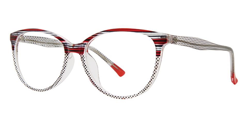 Metro 52 Grey/Burgundy optical frame for prescription eyeglasses