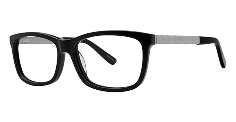 Vivid Boutique 4047 Black Crystal optical frame for prescription eyeglasses or blue light glasses