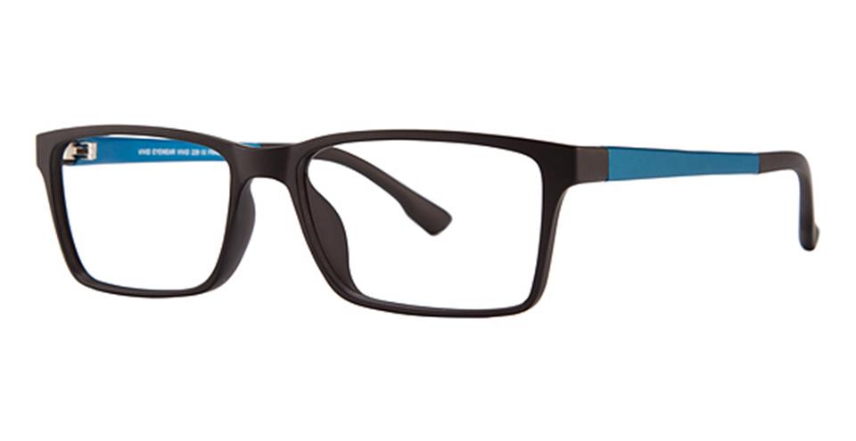 Vivid 229 Black/Blue frame for prescription eyeglasses or blue light glasses