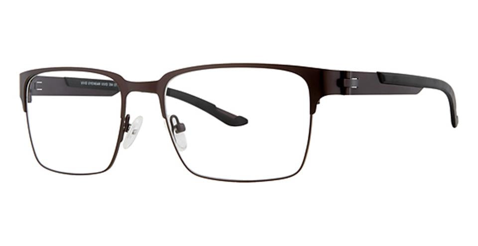 Vivid 394 Matt Gunmetal optical frame for prescription eyeglasses or blue light glasses