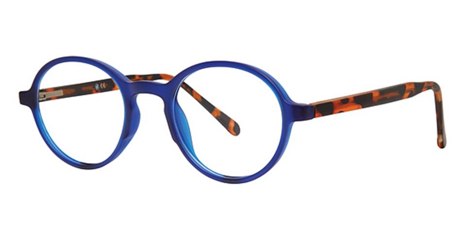 Metro 43 Matt Navy optical frame for prescription eyeglasses or blue light glasses