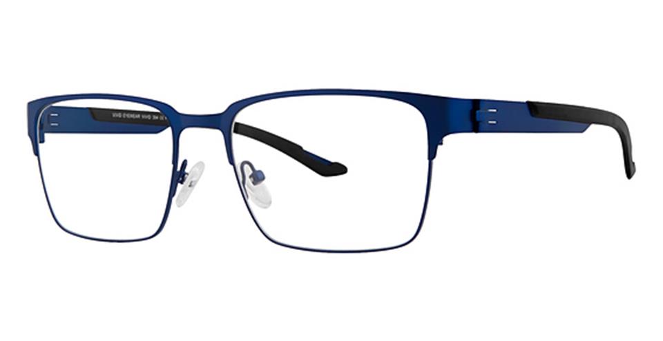 Vivid 394 Matt Blue optical frame for prescription eyeglasses or blue light glasses