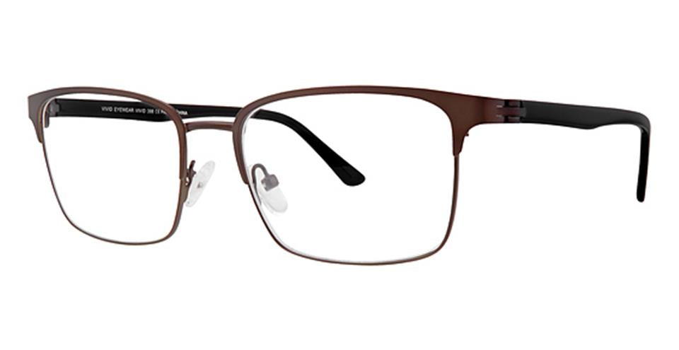 Vivid 398 Matt Dark Gunmetal/Shiny Black optical frame for prescription eyeglasses or blue light glasses