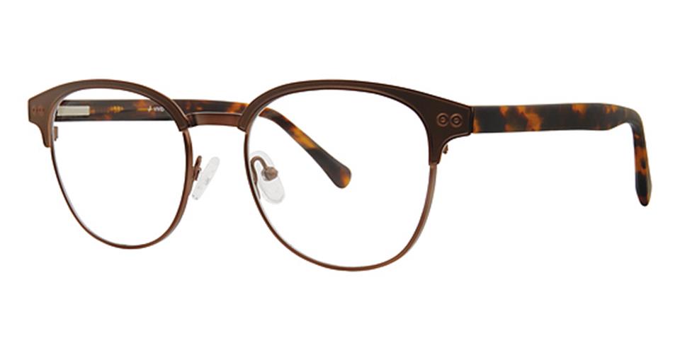 Vivid 393 Brown optical frame for prescription eyeglasses or blue light glasses