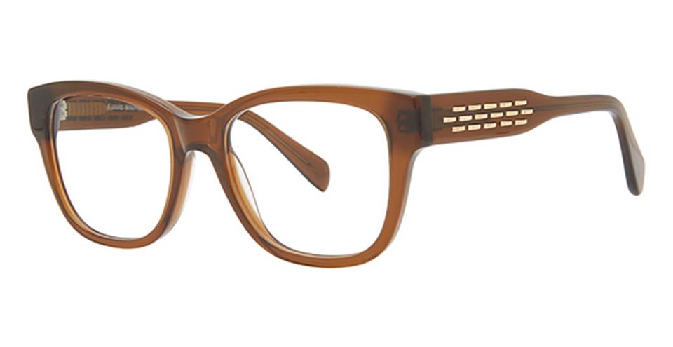 Vivid Boutique 4053 Dark Brown optical frame for prescription eyeglasses or blue light glasses