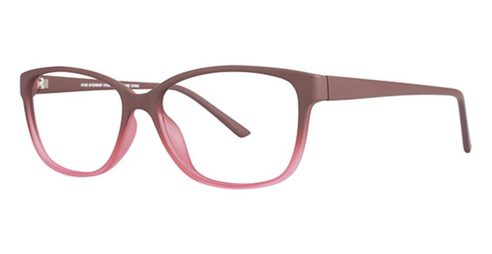 Vivid 234 Burgundy Gradient/Pink frame for prescription eyeglasses or blue light glasses
