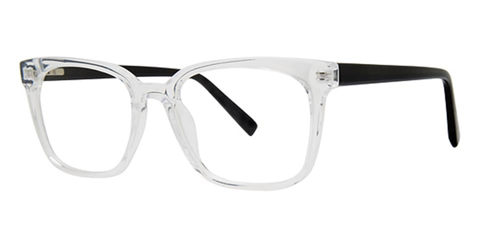 Metro 53 Crystal/Black optical frame for prescription eyeglasses