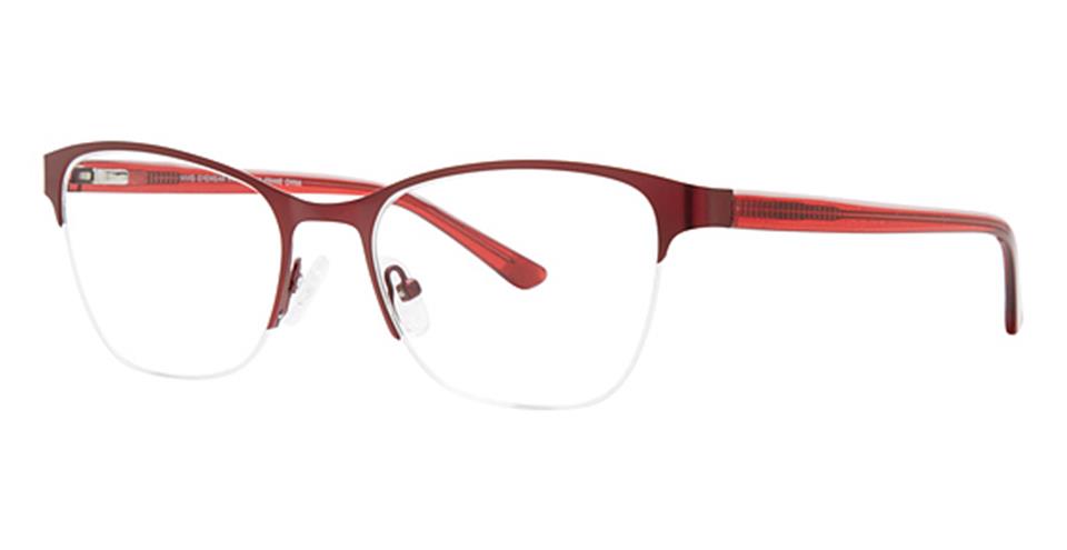 Vivid 404 Matt Red optical frame for prescription eyeglasses or blue light glasses