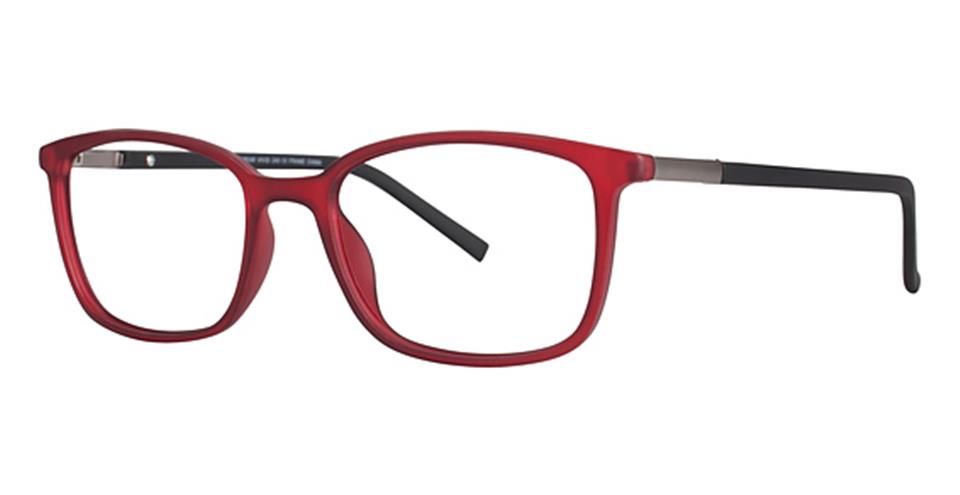 Vivid 240 Matt Red/Matt Black frame for prescription eyeglasses or blue light glasses