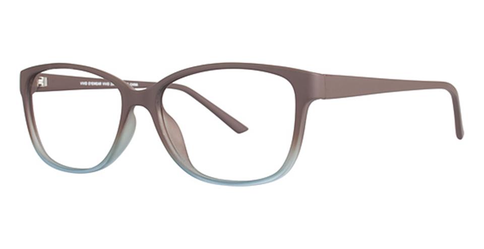 Vivid 234 Brown Gradient/Blue frame for prescription eyeglasses or blue light glasses