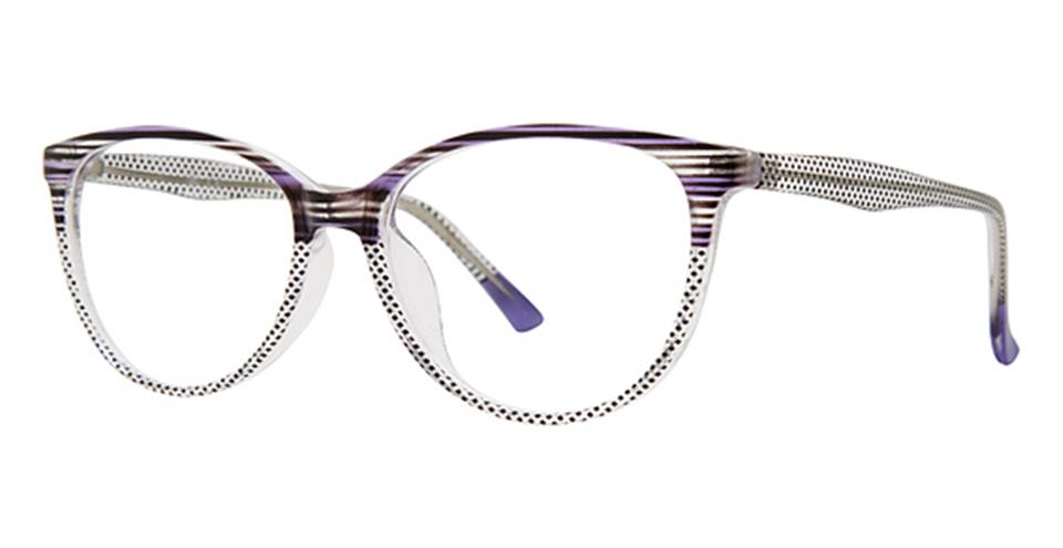 Metro 52 Grey/Purple optical frame for prescription eyeglasses