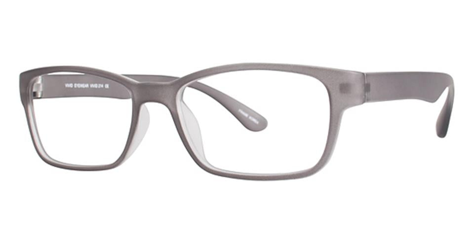 Vivid 214 Grey Matt optical frame for prescription eyeglasses or blue light glasses