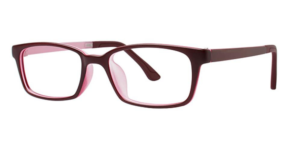 Vivid 223 burgundy/pink frame for prescription eyeglasses or blue light glasses
