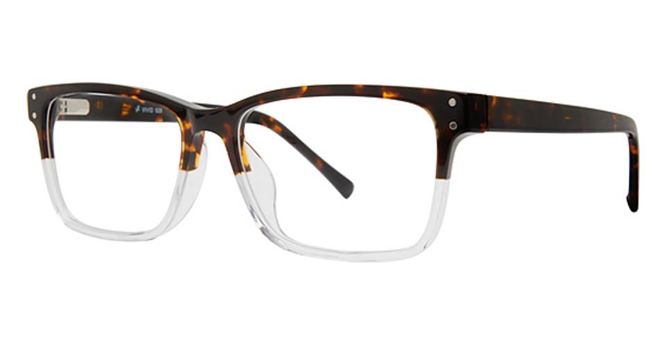 Vivid 926 Tortoise/Crystal Gradient Optical frame for prescription eyeglasses or blue light glasses