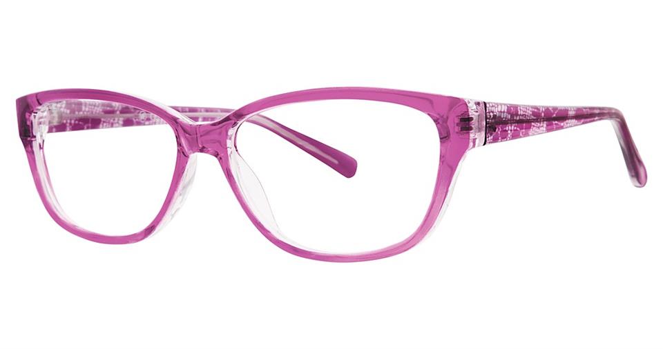 Blue Light Block Eyeglasses - SOHO 0129 Pink Crystal