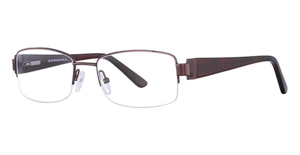 Vivid Expressions 1104 Brown optical frame for prescription eyeglasses or blue light glasses