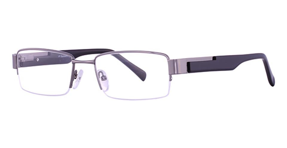 Vivid Expressions 1100 Gunmetal/Black optical frame for prescription eyeglasses or blue light glasses
