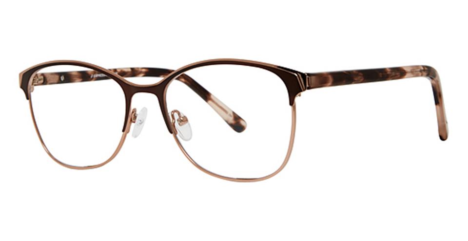 Vivid Expressions 1128 Brown frame for prescription eyeglasses or blue light glasses